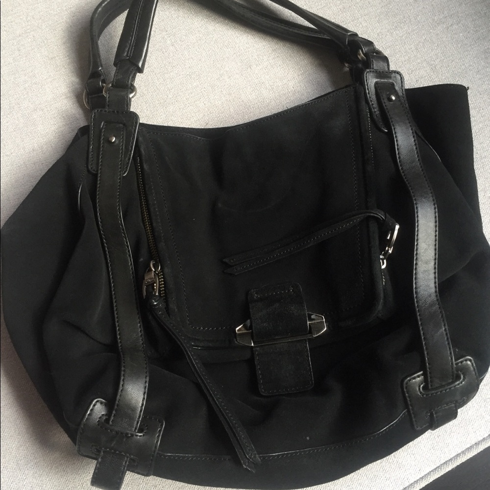 Kooba Jonnie - black leather and suede